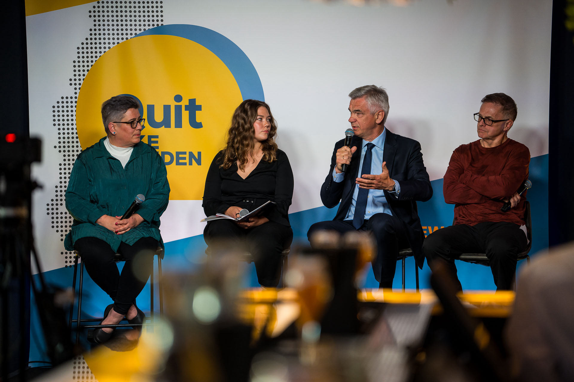 Panel discussion moment